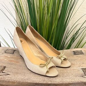 Kate Spade New York Linen Wedges